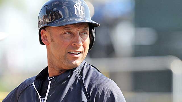 Jeter will resume rehab when the new crack in his ankle heals. (USATSI)