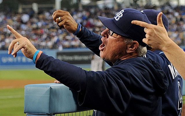 Don't expect to see Joe Maddon in the home dugout at Dodger Stadium. (USATSI)