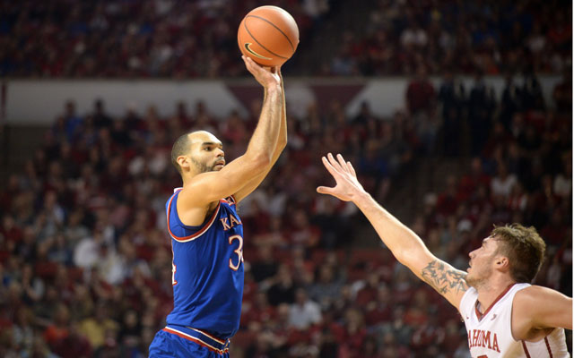 Perry Ellis and the Kansas Jayhawks are the new No. 1 team in the Top 25 (and one). (USATSI)