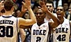 Duke looks to stem the tide of falling favorites. 