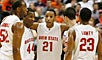 Evan Turner focuses the troops after fouling out. 