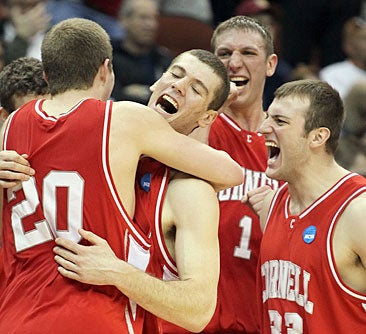 Cornell ends the Ivy League's Sweet 16 drought. 