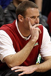With a 33-33 record, Red Raiders coach Pat Knight has to do better than mediocre. (Getty Images)