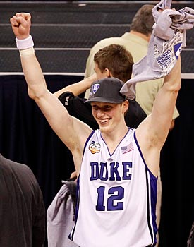 Duke's Kyle Singler appears on 62 of 65 ballots and is the only repeat selection. (Getty Images)