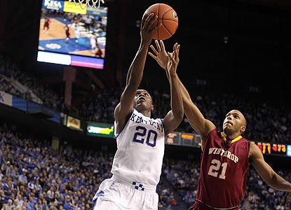 Doron Lamb scores 32 to break the Kentucky freshman record previously held by Jamal Mashburn. (Getty Images)
