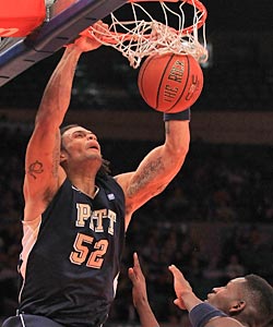 Gary McGhee has produced 7.1 points and 7.7 rebounds per game for Pitt this season. (Getty Images)