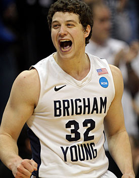 BYU star Jimmer Fredette is still dancing, which is good news for everyone ... except the Gators. (Getty Images)