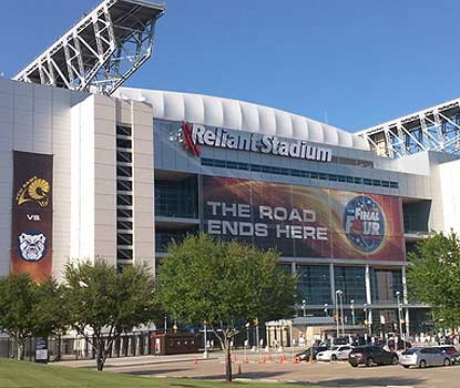 Reliant is the 'First Retractable Roof/Natural Grass Stadium' in the world. (photo by E. Angevine) 