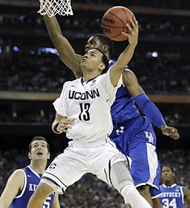 Freshman Shabazz Napier will find a lot more time to showcase his skills next season as the heir apparent to Kemba Walker. (AP)