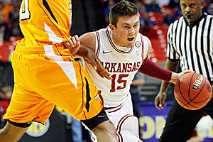 Oklahoma native Rotnei Clarke averaged 15.2 ppg for the Razorbacks in 2010-11. (Getty Images)