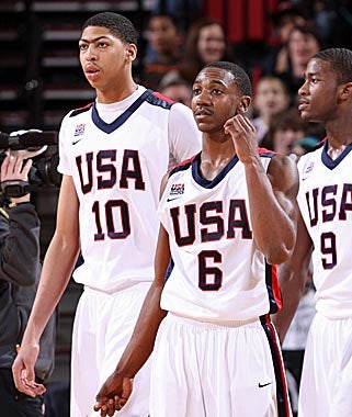Anthony Davis (10) is the latest in a long line of elite Kentucky recruits. (Getty Images)