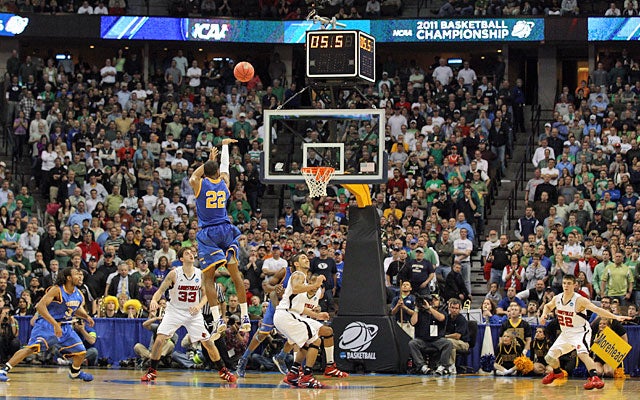 The montage of March -- the ball is up, the clock ticks down, someone has a shining moment. (Getty Images)