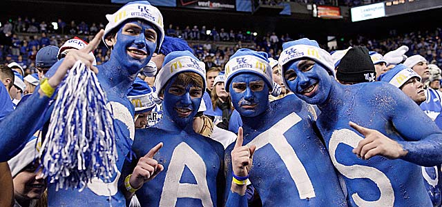 Kentucky is expected to be hosting seven big recruits, including the top-rated 2012 prospect. (Getty Images)