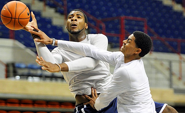 Veterans like Jeremy Lamb (right) will help Andre Drummond improve his game for the Huskies. (AP)