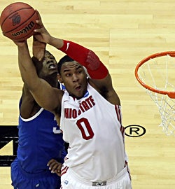 Ohio State's Jared Sullinger averaged 17.2 ppg and 10.2 rpg as a freshman. (Getty Images)
