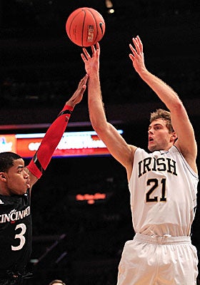 Notre Dame welcomes back the sweet stroke of Tim Abromaitis. (AP)