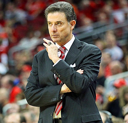 Rick Pitino, 59, is the 38th coach in history to win 600 games in his career.   (AP)