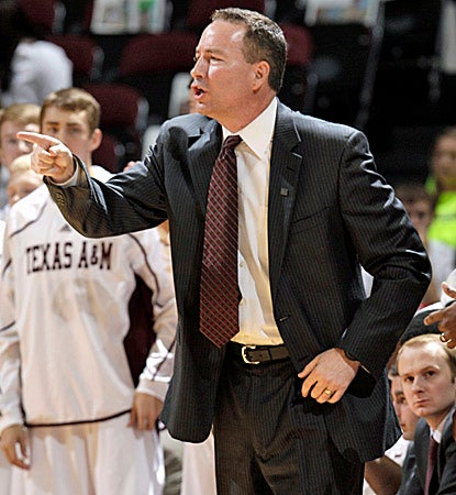 Coach Billy Kennedy's return to the Aggie sidelines after a medical leave is a winning one. (AP)