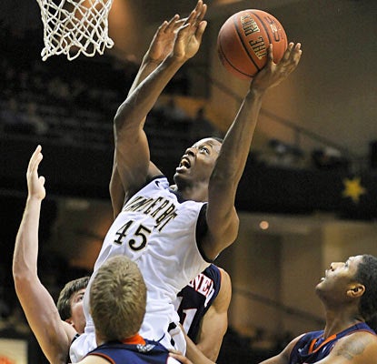 Rod Odom, who puts up 10 points off the bench, is one of five Commodores to reach double digits in scoring. (AP)