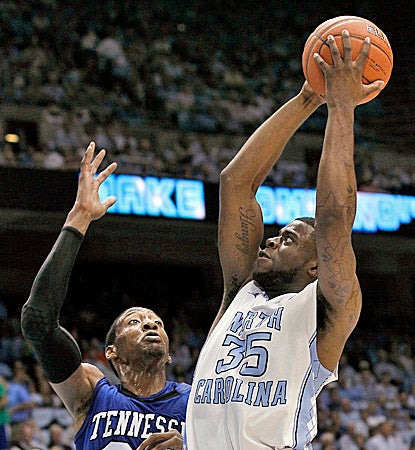 North Carolina's Reggie Bullock scores a career-high 23 points in the Tar Heels' victory over the Tigers.  (AP)