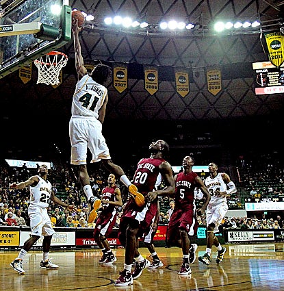 Anthony Jones scores a career-high 21 points to help the Baylor Bears defeat the South Carolina State Bulldogs. (US Presswire)