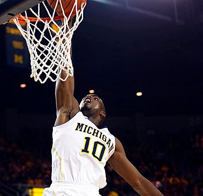 Tim Hardaway Jr. racks up a game-high 19 points and six rebounds in the Wolverines' winning effort. (US Presswire)