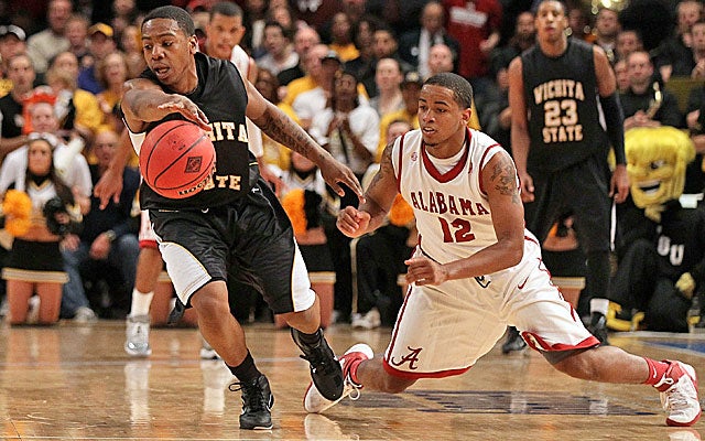 Joe Ragland (left) is on our All-MVC team but may not be the Most Valuable Shocker. (Getty Images)