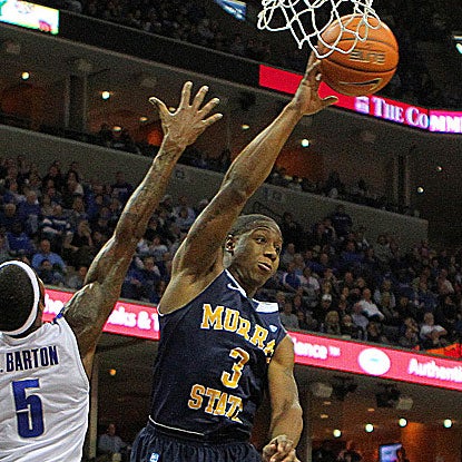 Isaiah Canaan scores 16 points to pass the 1,000 mark for Murray State in its win against Eastern Kentucky. (US Presswire)