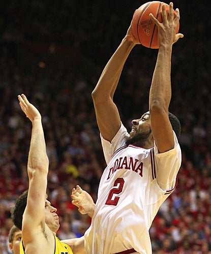 Christian Watford continues to be a force for IU, scoring a game-high 25 points against Michigan. (AP)