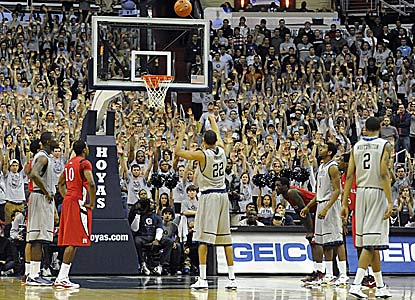 Otto Porter scores Georgetown's final six points, including these two game-winning free throws with 8.5 seconds to go. (US Presswire)