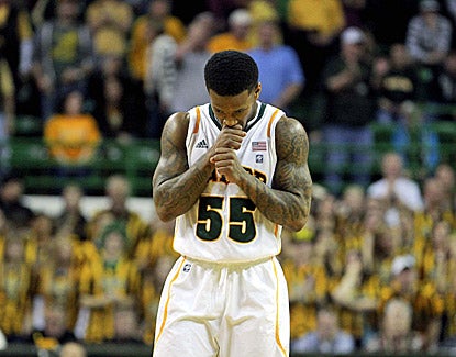  Baylor's Pierre Jackson reacts after missing a shot in the second half of the Bears' 89-88 loss to Missouri. (US Presswire)