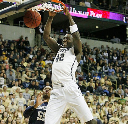 Panthers center Talib Zanna, who slams in two of his eight points, finishes with a game-high 10 rebounds. (US Presswire)