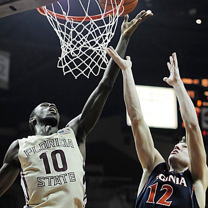 Okaro White comes off the bench to score a team-high 13 points and lead the Seminoles to their seventh straight ACC win. (US Presswire)
