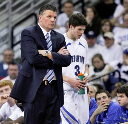 Creighton coach Greg McDermott and star Doug McDermott are stuck in a losing rut in conference play.  (AP)