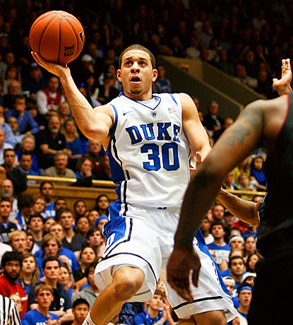 Seth Curry puts Duke on his back, scoring 21 of his season-high 26 points in the second half. (US Presswire)
