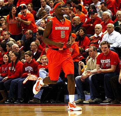 C.J. Fair comes off the Orange bench to score a career-high 21 points in 'Cuse's road win. (Getty Images)