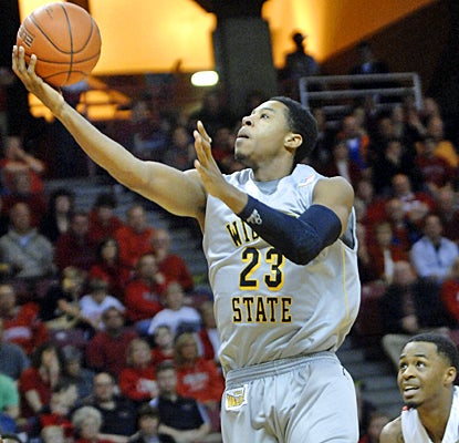 Wichita State's Toure Murry goes up for a layup during the first half against Illinois State. (AP)