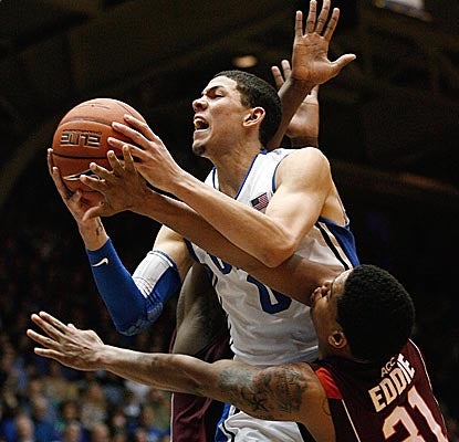 Austin Rivers and the Blue Devils overcome a rough day of shooting to hold off the Hokies. (US Presswire)