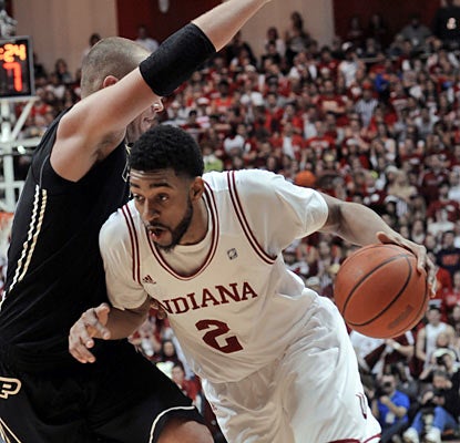 Christian Watford (19 points) and the Hoosiers finish out the regular season with an 18-1 record at home. (AP)