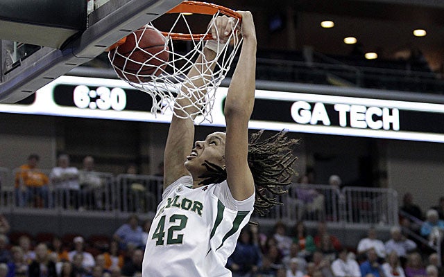 Brittney Griner dunks during the second half against Georgia Tech on Saturday. (US Presswire)