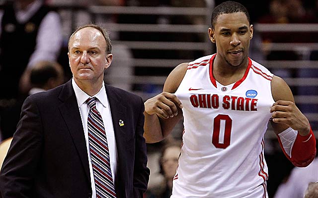Thad Matt, up against Bill Self, is vying for his first ring behind Jared Sullinger. (Getty Images)