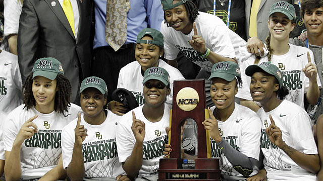 The Lady Bears complete their dominant season by winning the second championship for Baylor. (AP)