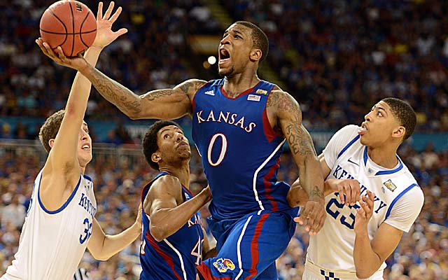 By staying a year longer in school, Thomas Robinson developed a monster game. (US Presswire)