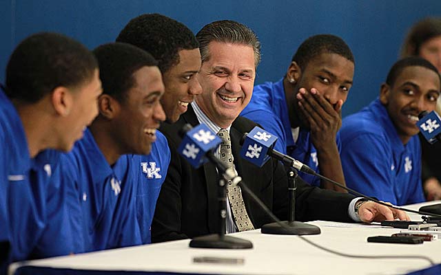 Anthony Davis & Co. show that a team can win with a bunch a freshmen. (Getty Images)