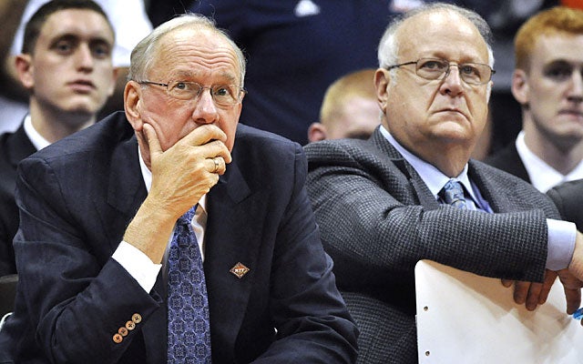 After the accusations came to light, Jim Boeheim fiercely defended Bernie Fine, his assistant of 35 years. (AP)