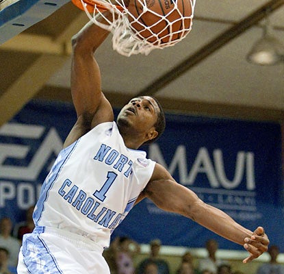 Dexter Strickland, one of five Tar Heels to score in double figures, finishes with 10 points and five assists. (AP)