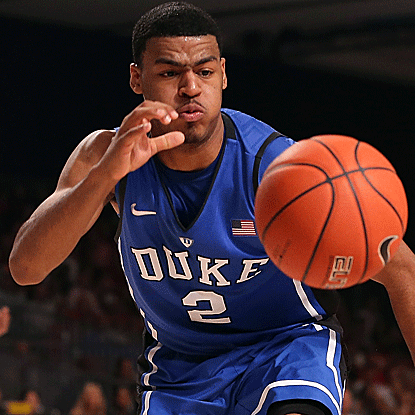 Quinn Cook scores the final eight points of the game for Duke in their victory over Louisville to win the Battle 4 Atlantis. (US Presswire)