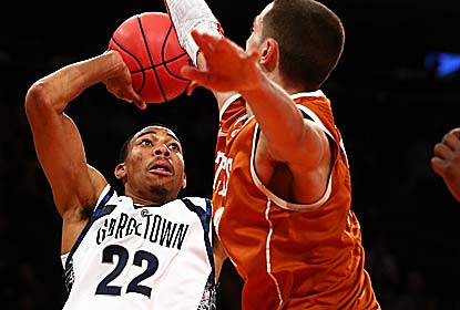 Otto Porter and the Hoyas, coming off a 37-36 win, limit the Longhorns to 29 percent shooting. (Getty Images)