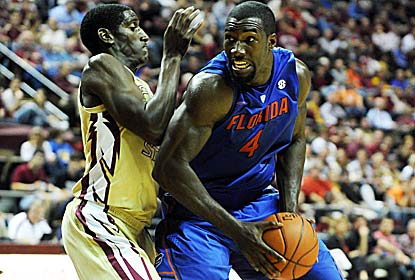 Patric Young -- 10 points and eight boards -- and the Gators make FSU their fifth foe this year to score fewer than 50 points. (US Presswire)