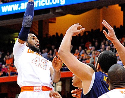 Syracuse's James Southerland breaks out of a mini-slump with 21 points against Canisius. (US Presswire)